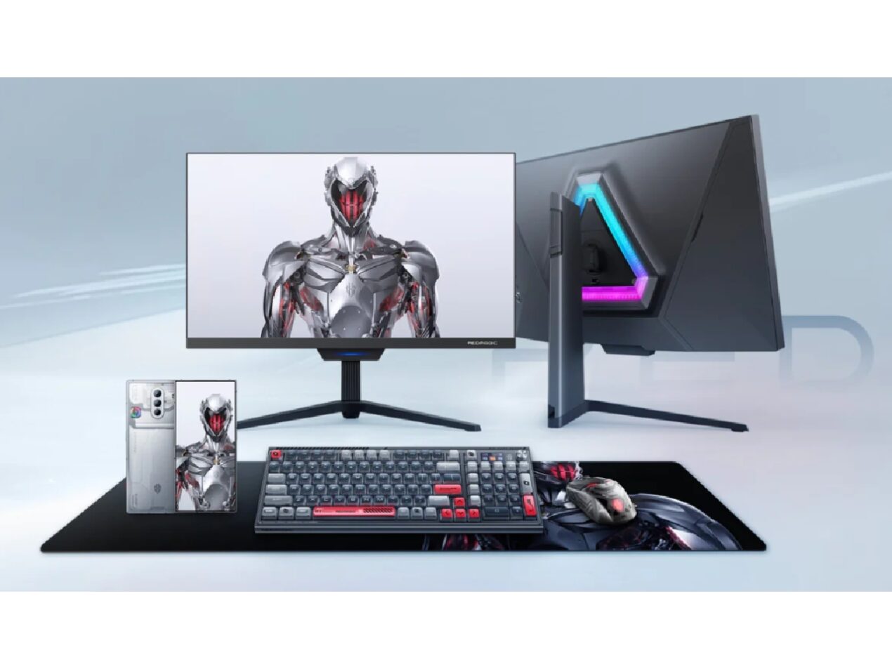 Red Magic lancia un monitor 4K, una tastiera meccanica e un mouse da gaming