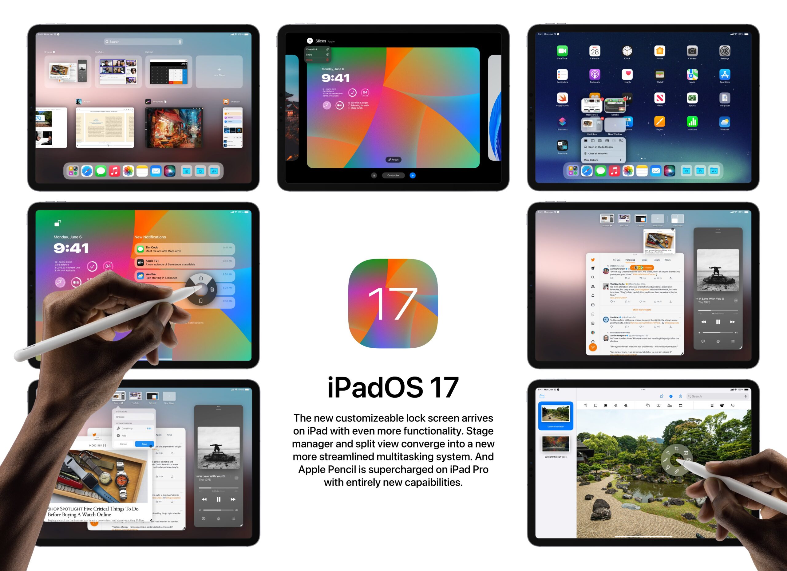 iPadOS 17 in un concept di Parker Ortolani