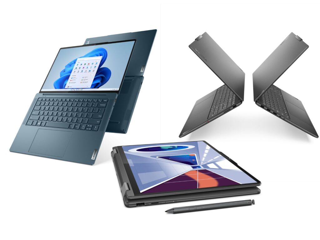 I nuovi Lenovo Yoga di ottava generazione