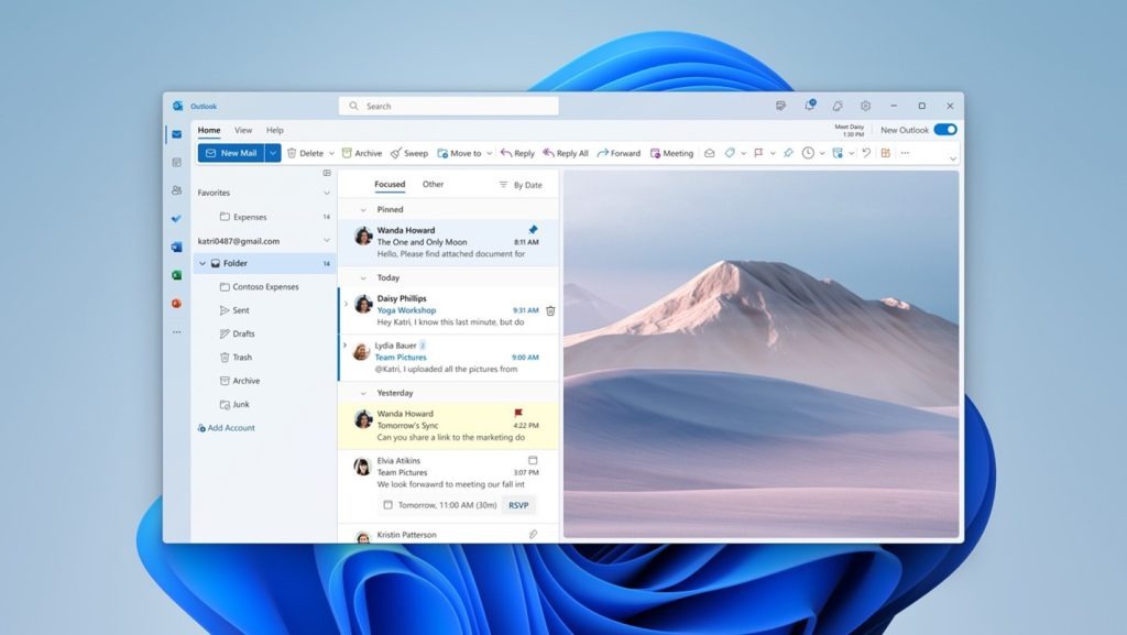 Largo A Outlook Su Windows 11 Microsoft Saluta Posta E Calendario