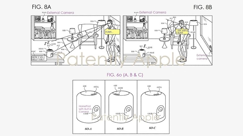 Questo brevetto di Apple mostra il funzionamento di un HomePod con FaceID 1