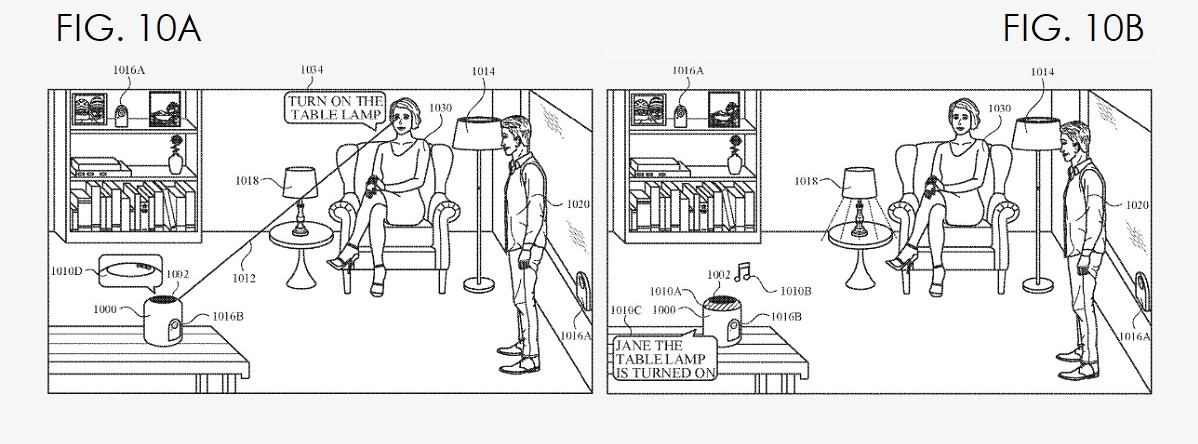 Questo brevetto di Apple mostra il funzionamento di un HomePod con FaceID 2