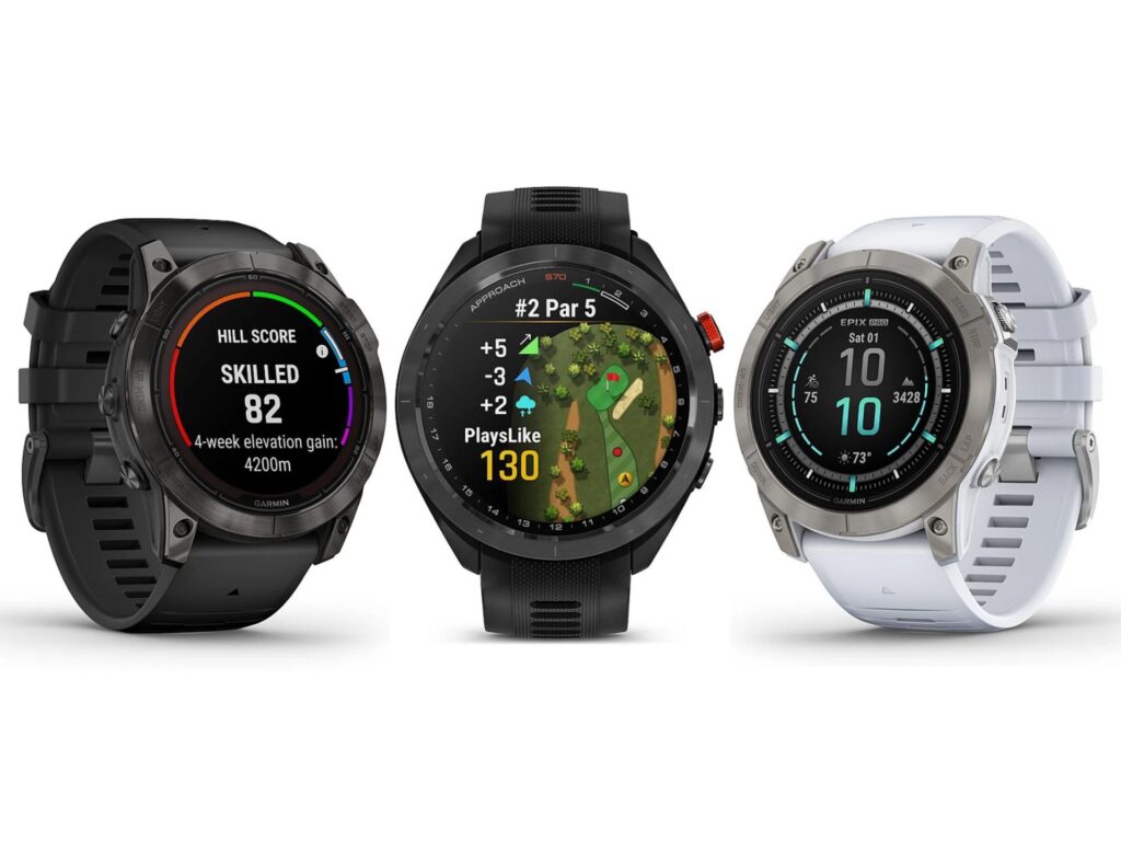 Garmin Fenix 7X Pro Sapphire - epix Pro 2- approach s70