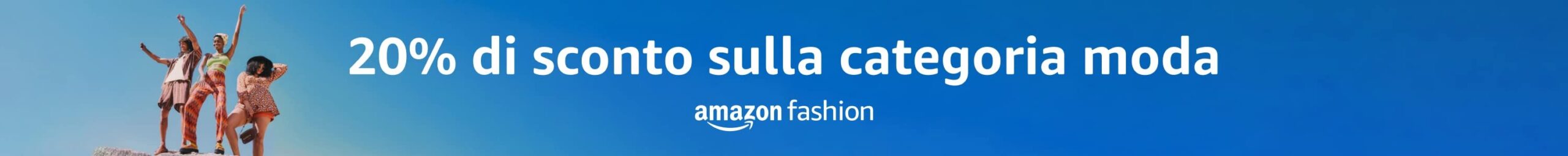 Amazon Fashion - 20% di sconto sulla categoria moda