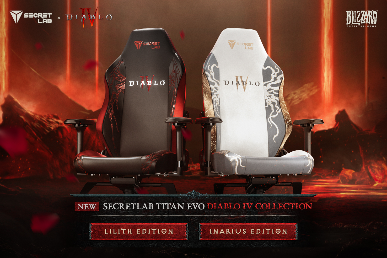 Le nuove sedie da gaming Diablo IV di Secretlab sono ufficiali