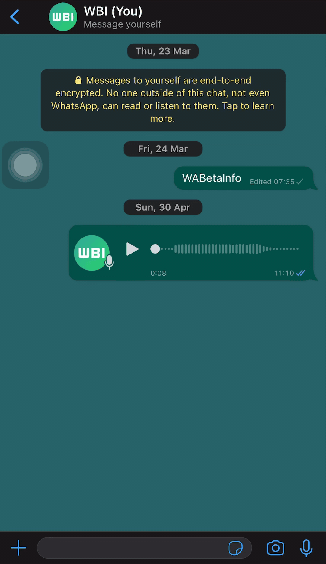 WhatsApp Beta