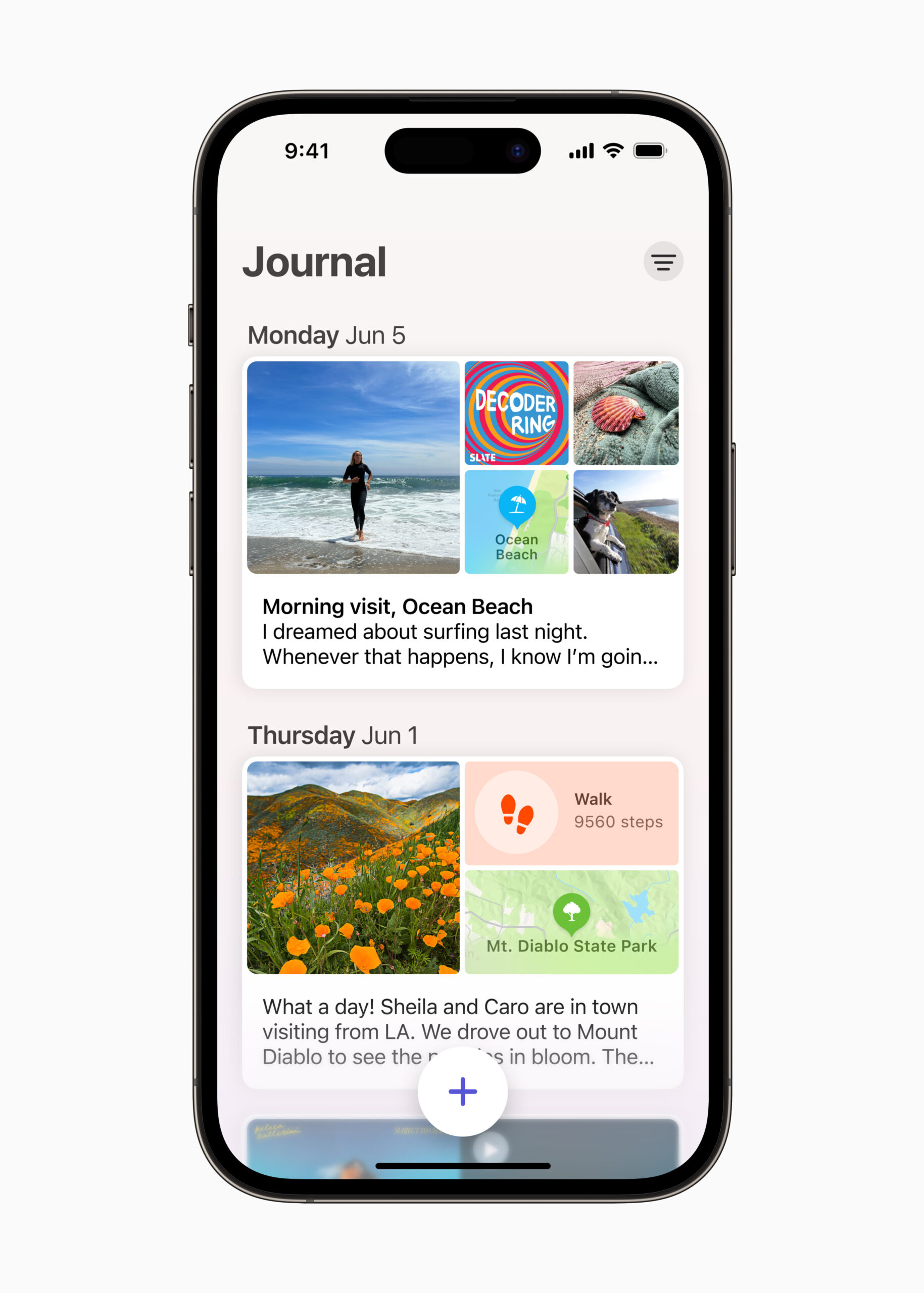 Apple iOS 17 app Journal