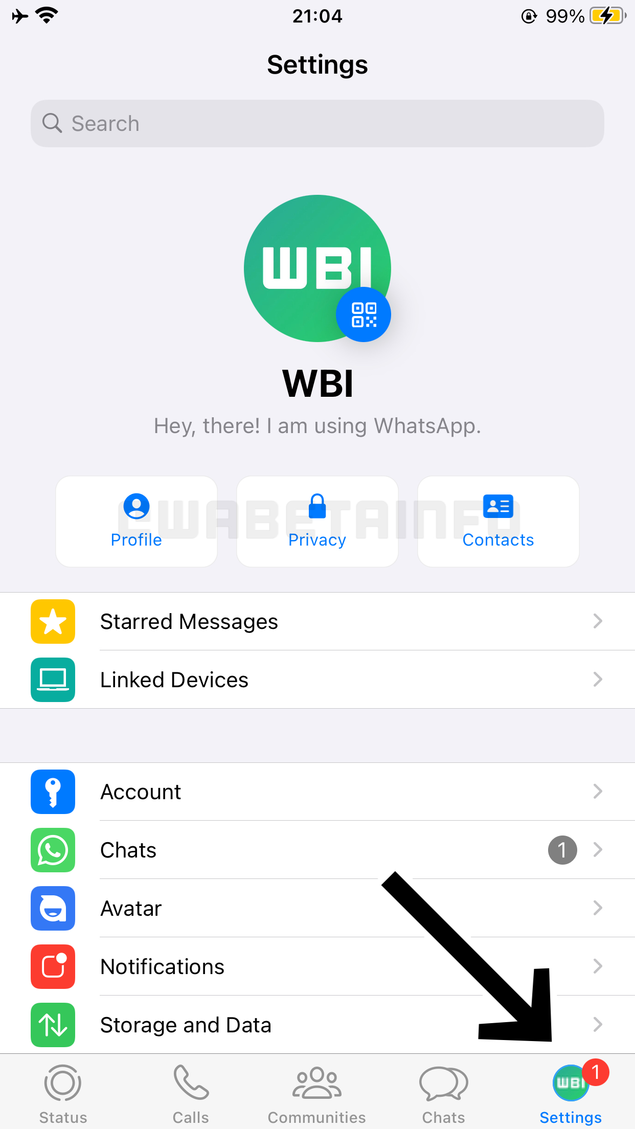 whatsapp beta ios impostazioni
