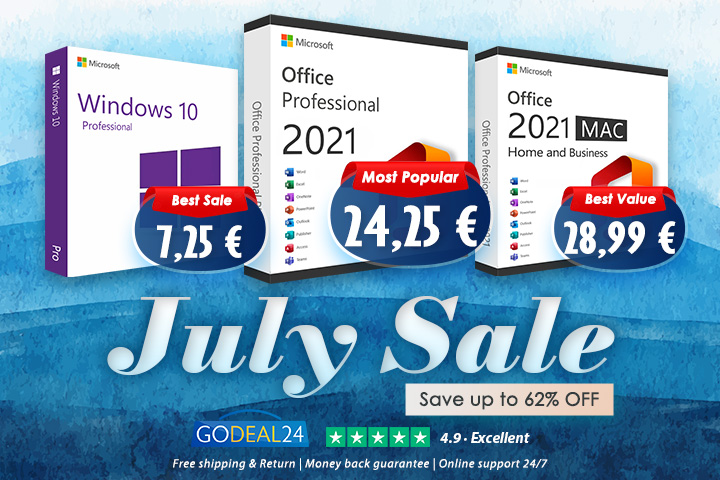 Con le offerte di luglio di Godeal24, Office 2021 Pro è più conveniente che mai