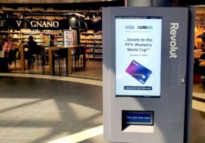 carte Revolut-Visa all'aeroporto di Fiumicino