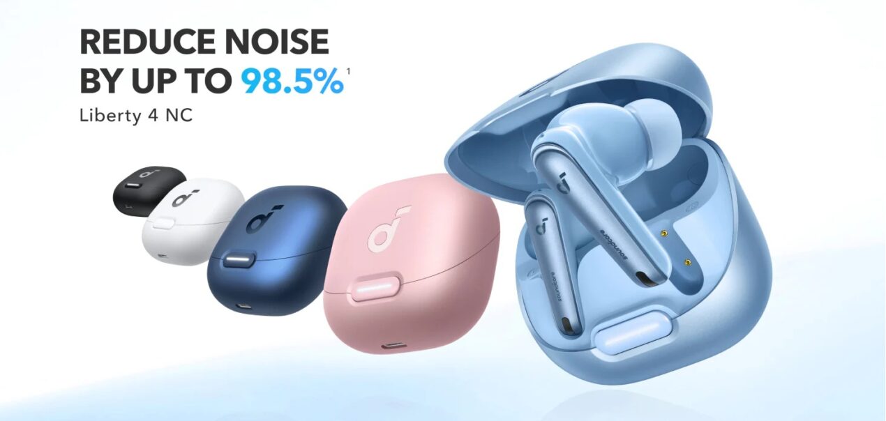 Anker lancia le nuove cuffie Soundcore Liberty 4 NC con ANC