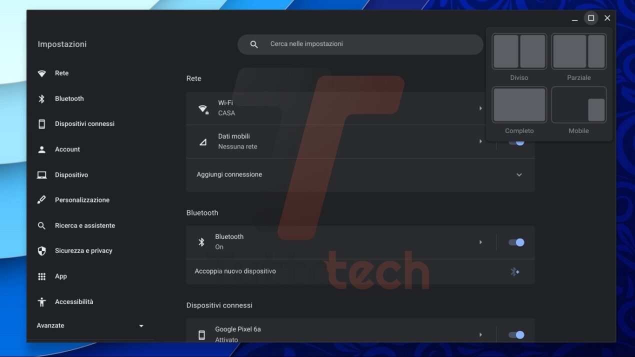 ChromeOS ha in cantiere alcune novità per il ridimensionamento delle finestre