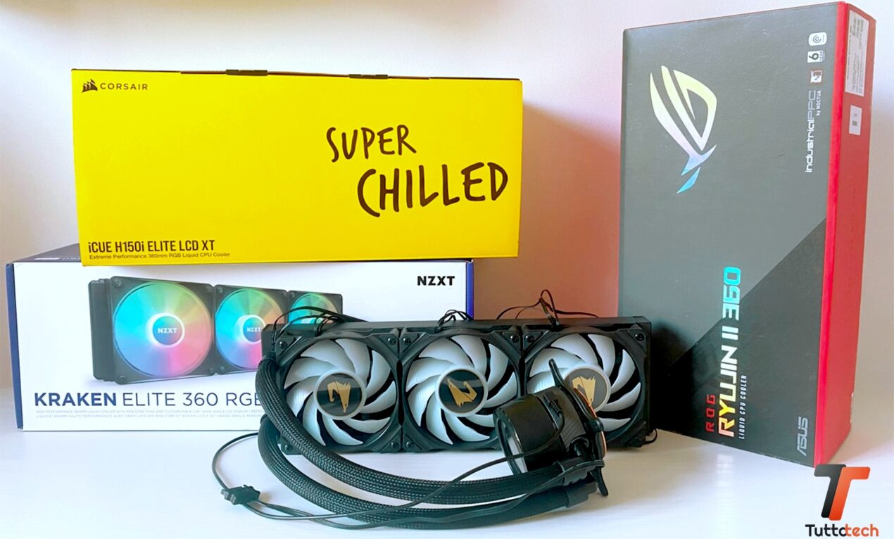 Comparativa dissipatori AiO a liquido: 4 modelli top in prova vs Core i9-13900K