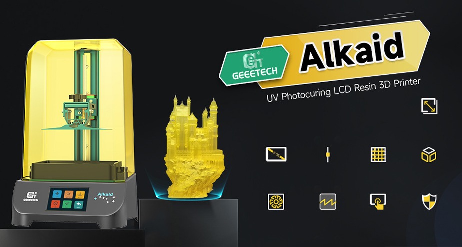 Stampe in resina a basso costo con la nuova ALKAID LCD, in offerta bomba