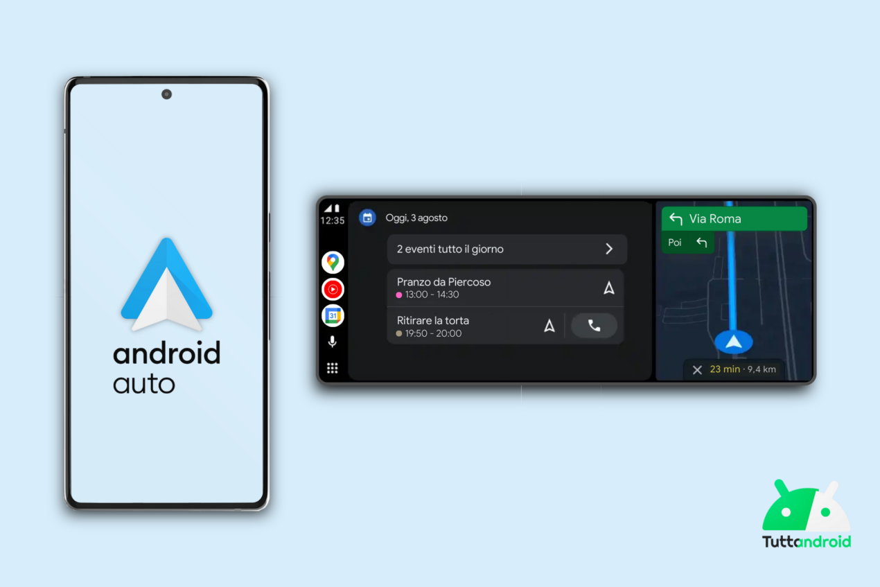 Android Auto 10.3 è in rilascio nel canale stabile per tutti gli utenti
