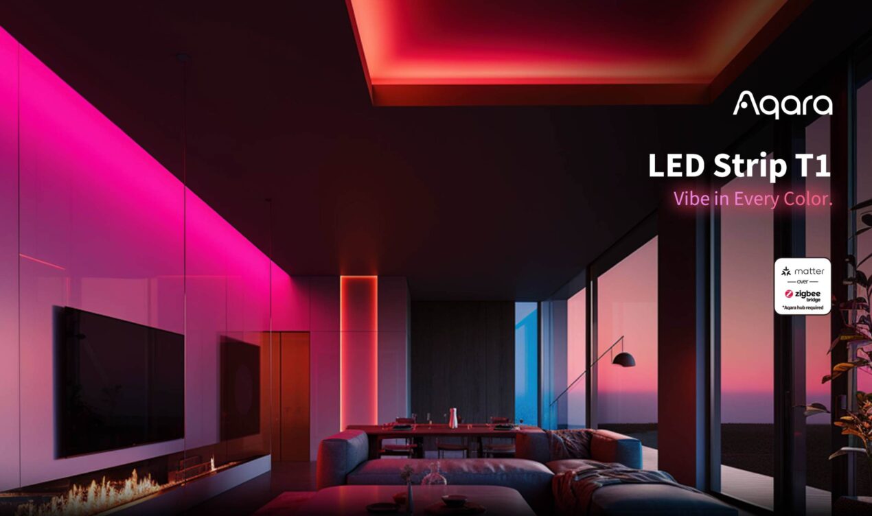 Aqara lancia in Italia LED Strip T1, una striscia luminosa compatibile con Matter