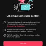 TikTok sta sviluppando uno strumento per etichettare i contenuti deepfake e IA 2