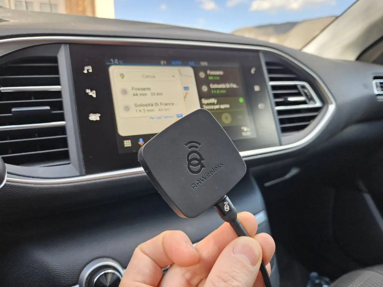 Audio portatile per auto con Apple Carplay wireless e Android Auto