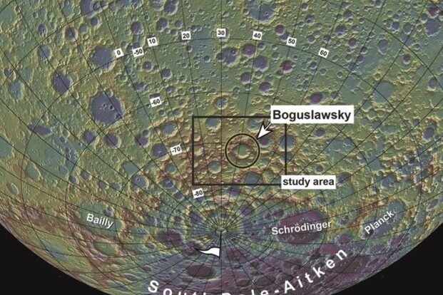 zona atterraggio e studio missione Luna-25 Russia