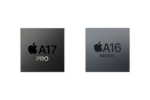I chip Apple A17 Pro e Apple A16 Bionic