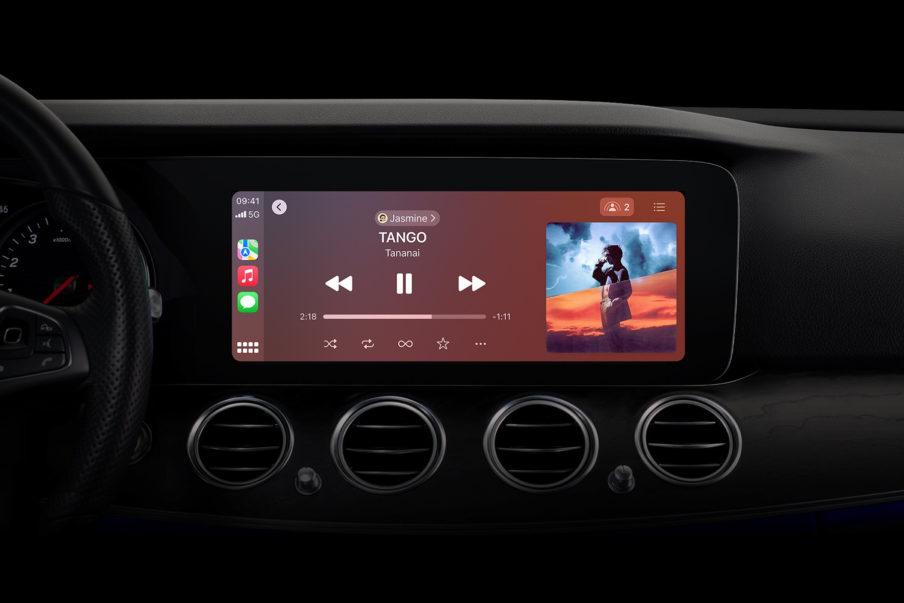 Apple CarPlay - SharePlay su Apple Music con iOS 17