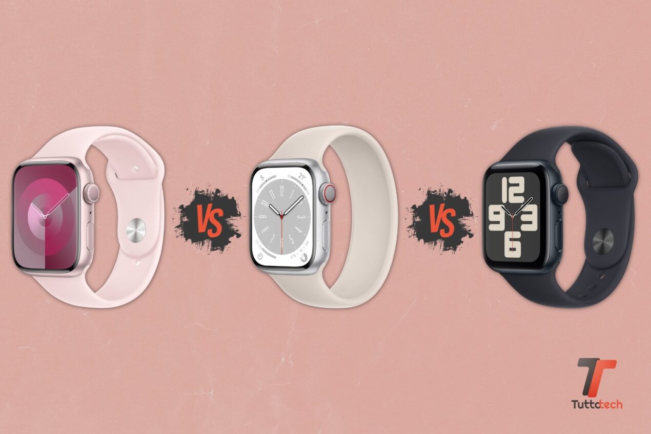 Apple Watch 9, Watch 8 e Watch SE (2022) a confronto: quale scegliere e perché