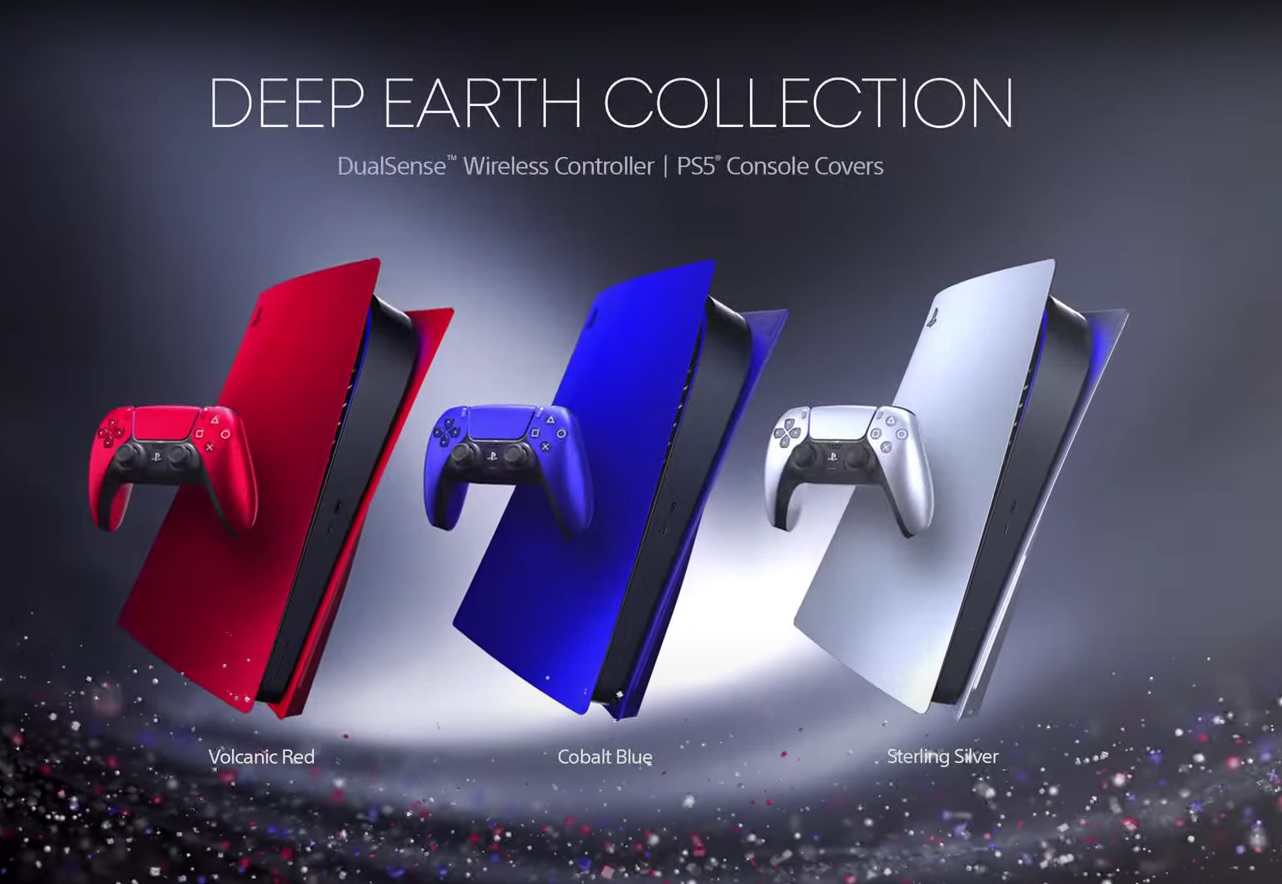 Sony annuncia le cover metallizzate Deep Earth Collection per PlayStation 5