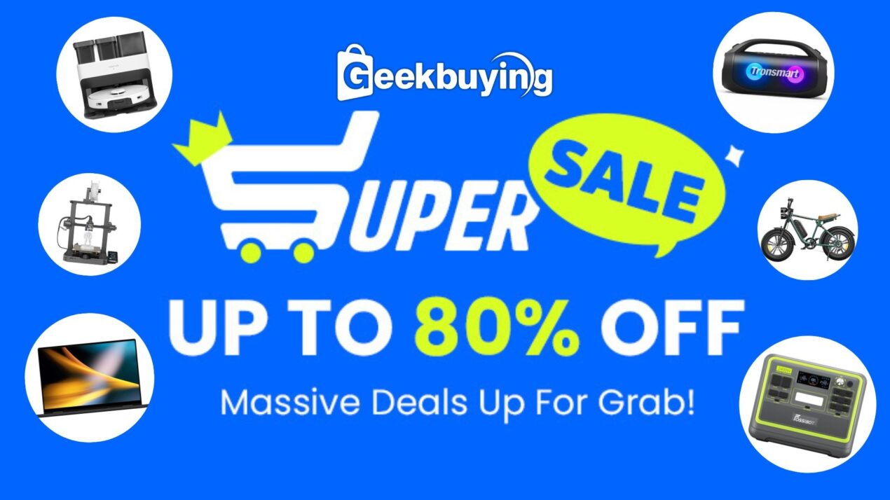 Sconti fino all'80% su tantissimi prodotti per la Super Sale di Geekbuying