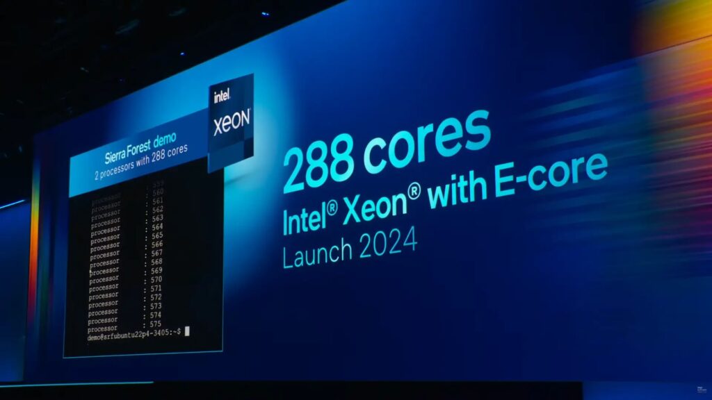 Intel Xeon Sierra Forest 288 core 2