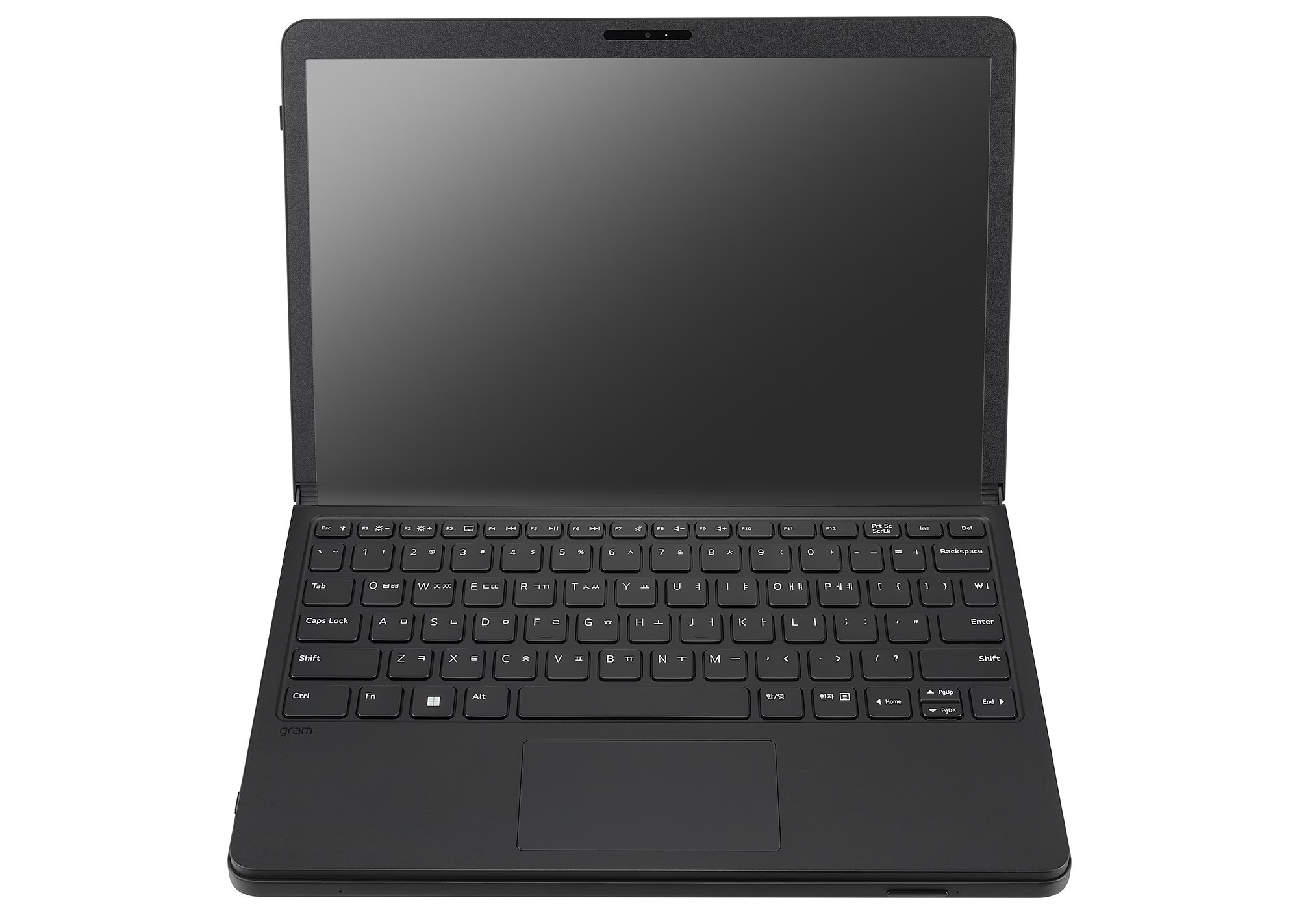LG Gram Fold modalità notebook tastiera