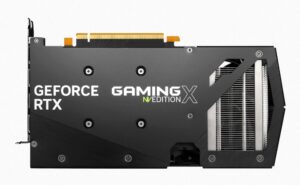 MSI GeForce RTX 4060 GAMING X 8G NV EDITION backplate