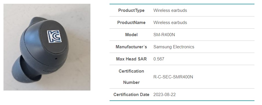 Samsung wireless earbuds RRA