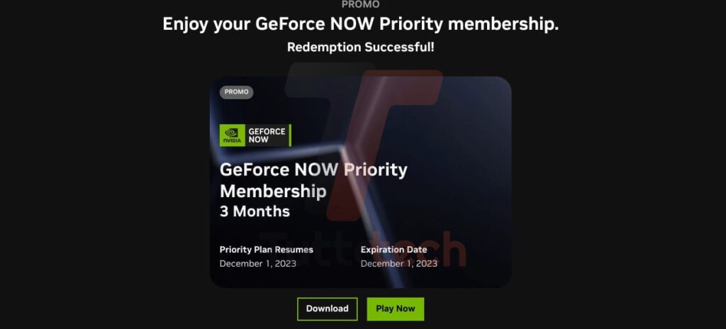 GeForce NOW Priority Chromebook