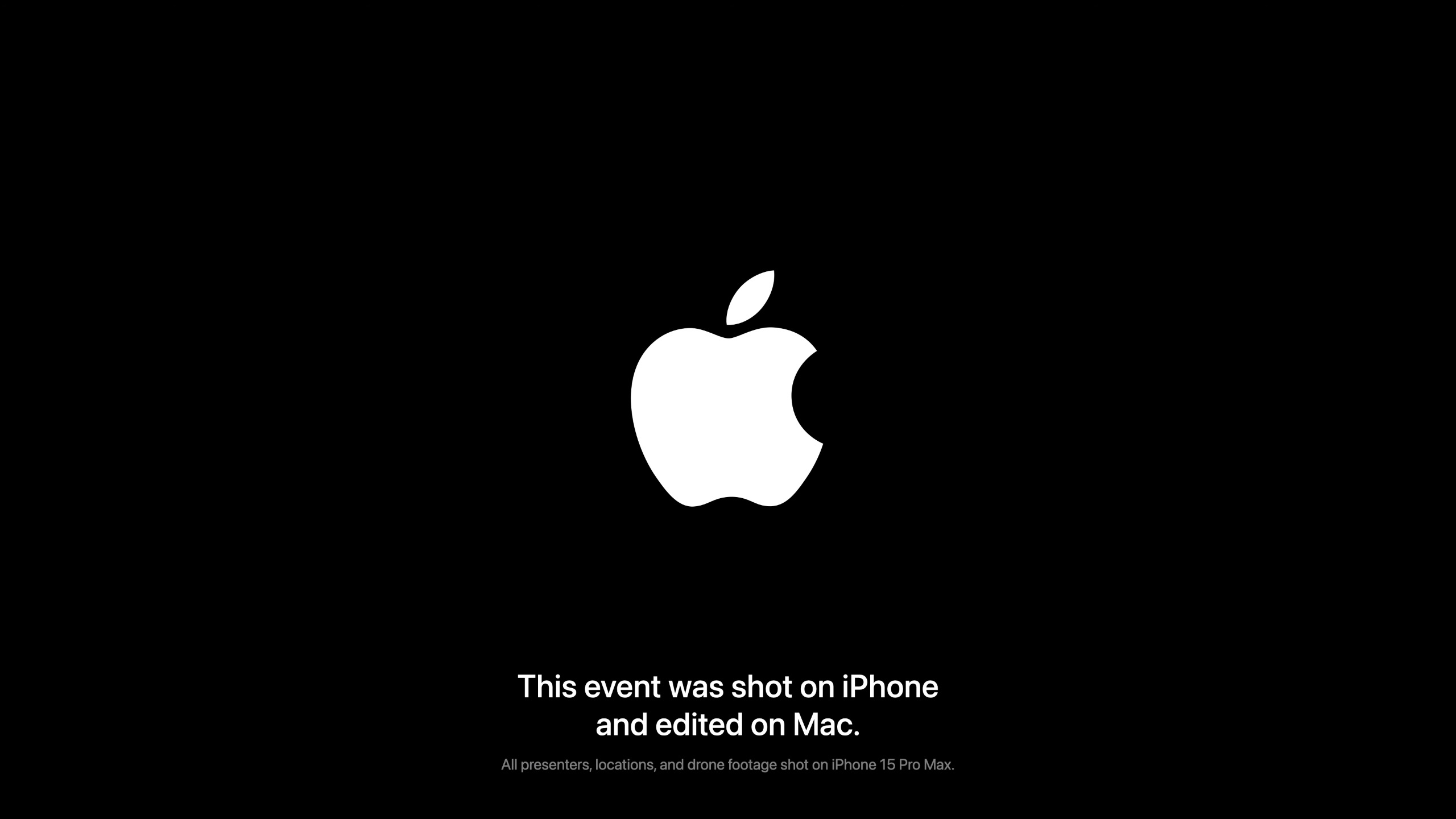Apple Scary Fast - riprese con iPhone 15 Pro Max