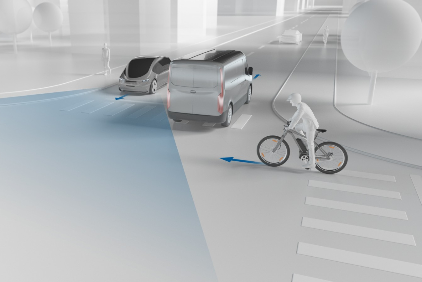 Bosch comunicazione v2x per ciclisti