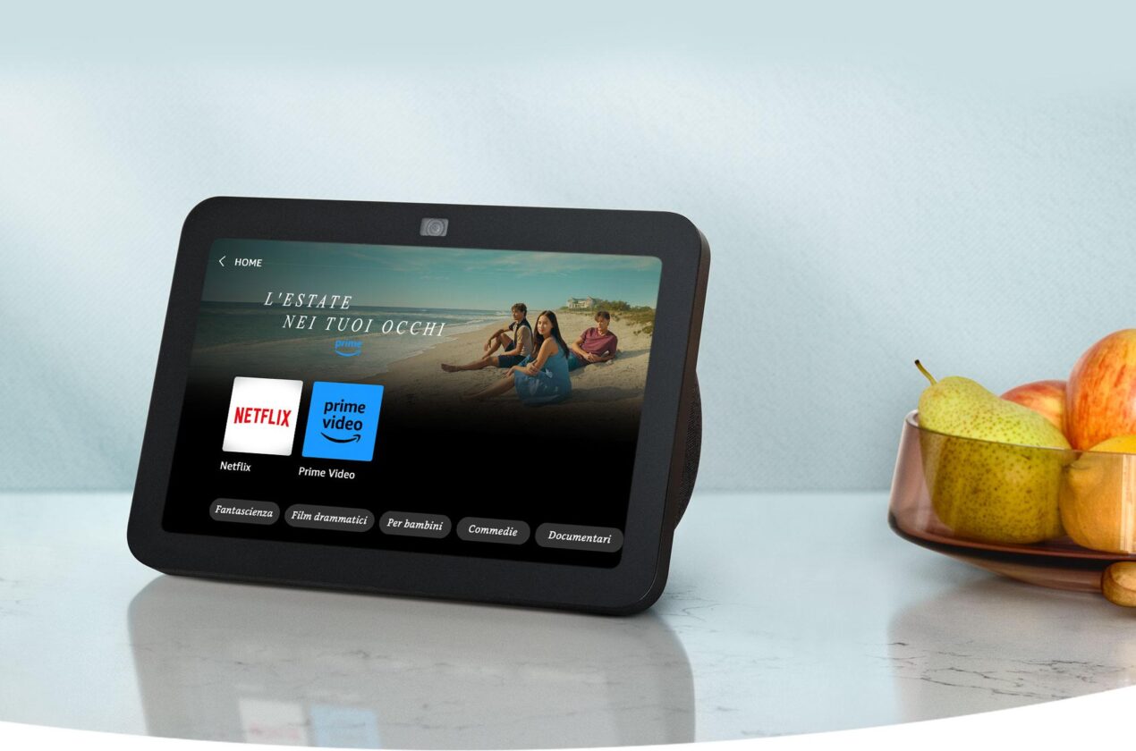 Il nuovo Echo Show 8 è disponibile in Italia, con nuove funzioni e design aggiornato