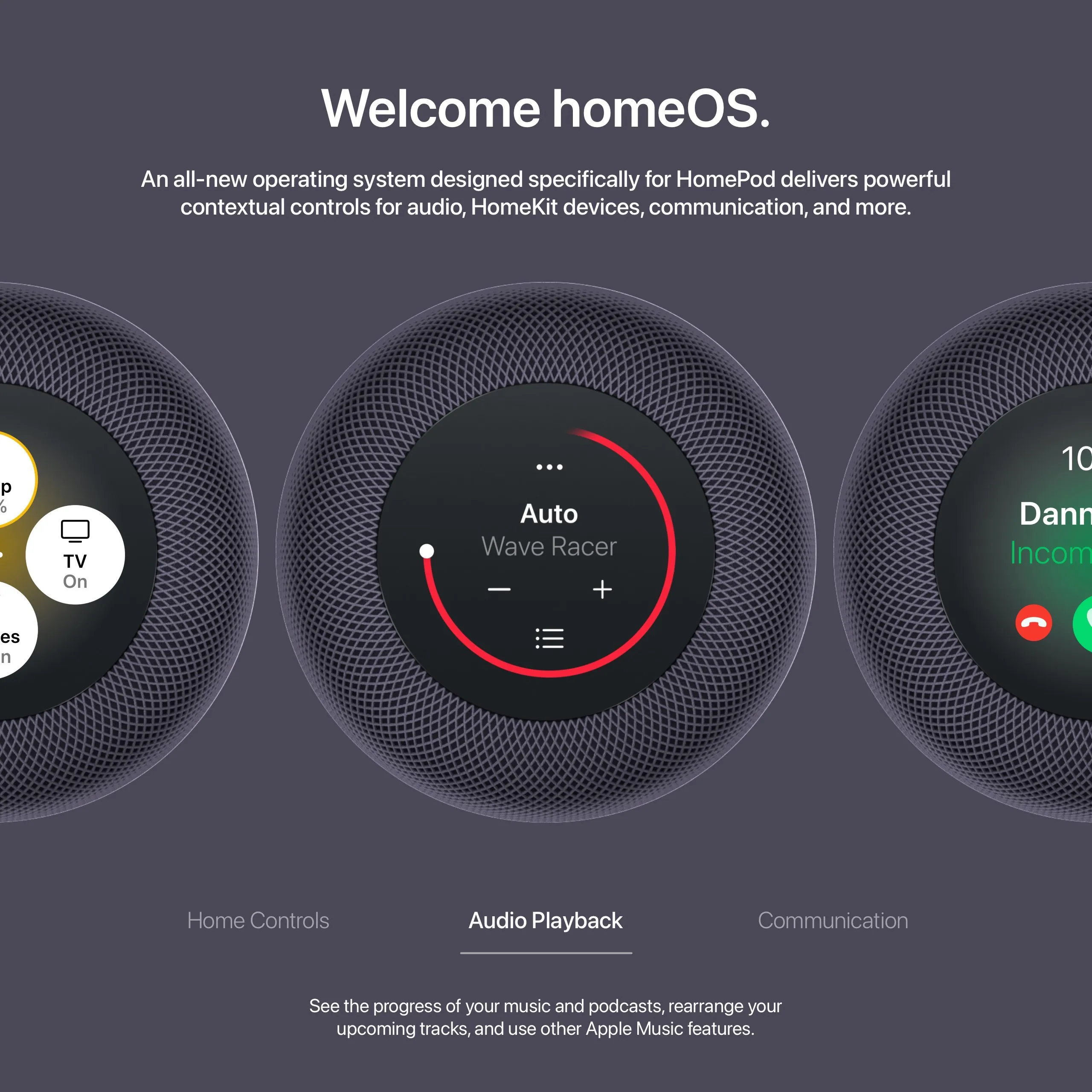 apple homepod concept homeos