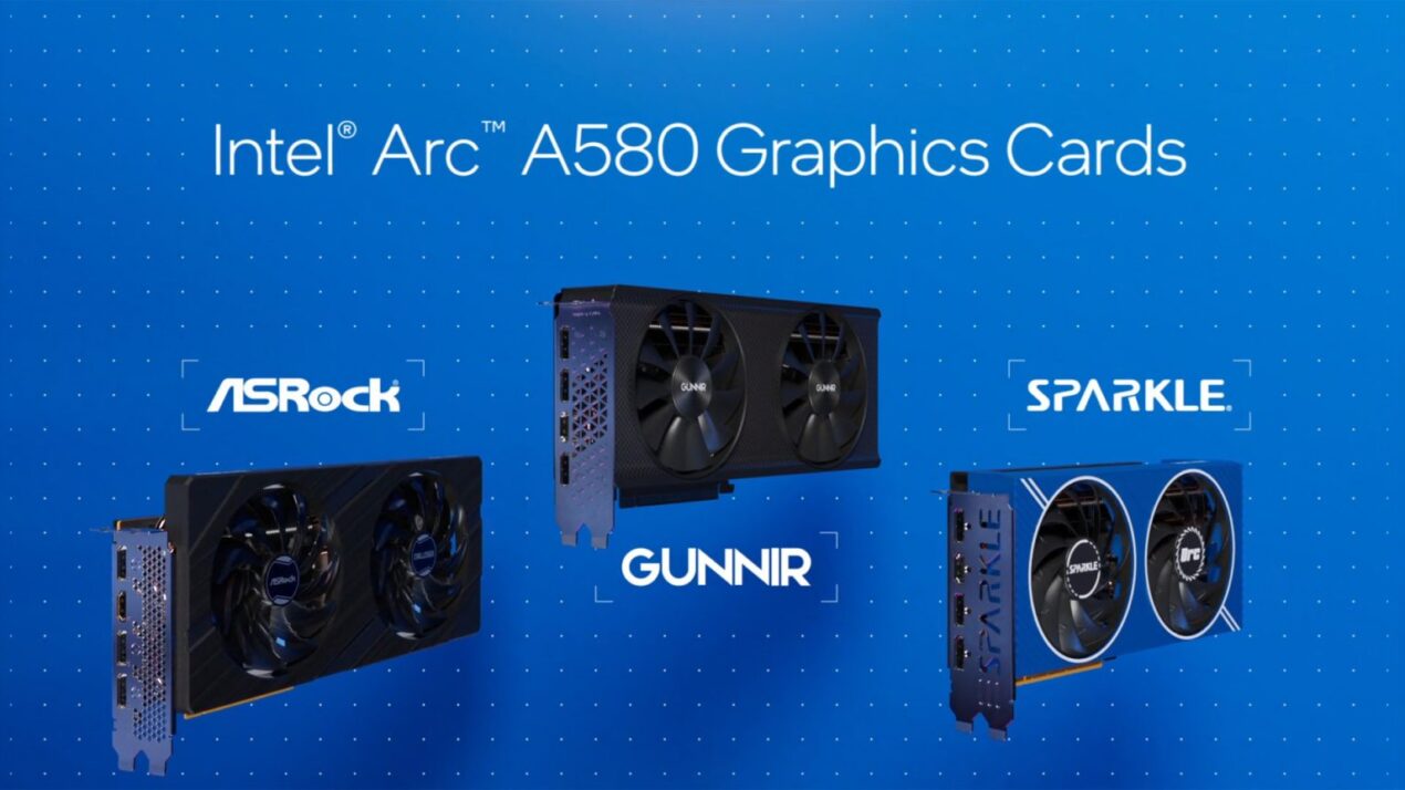 È disponibile la nuova GPU per PC desktop Intel Arc A580: ecco specifiche e prezzo