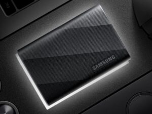 Samsung T9 SSD top