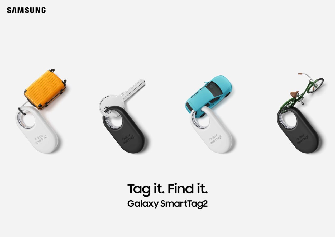Samsung presenta Galaxy SmartTag2: look rinnovato e nuove funzioni smart
