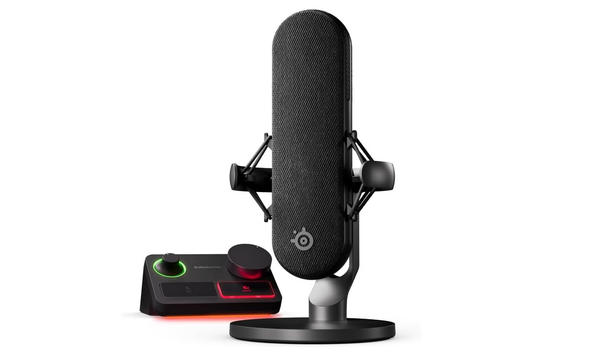 VONYX CM300B Microfono USB A Condensatore Con Treppiede, Per Streaming, Gaming, YouTube E Twitch, Nero