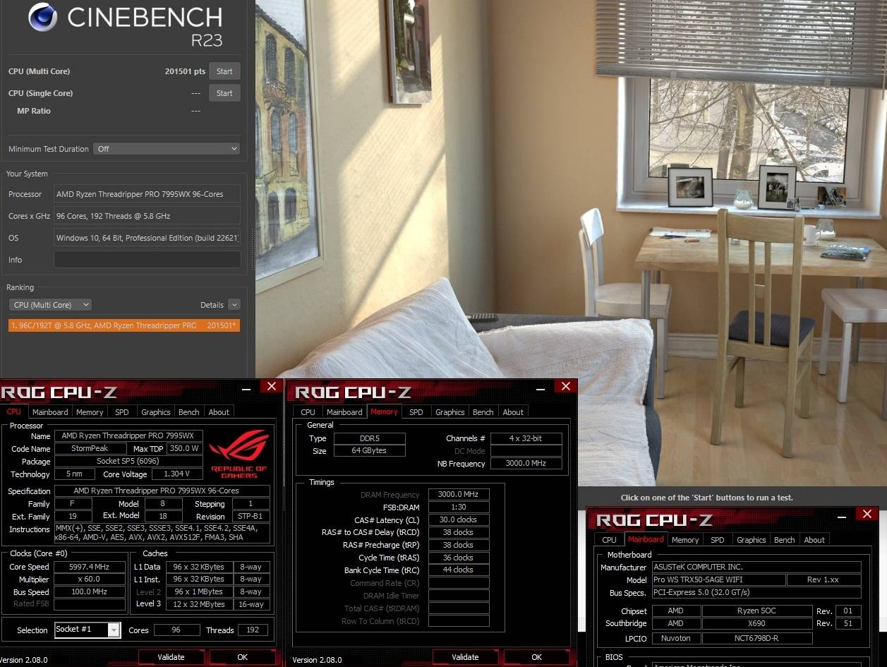 AMD Threadripper 7995WX