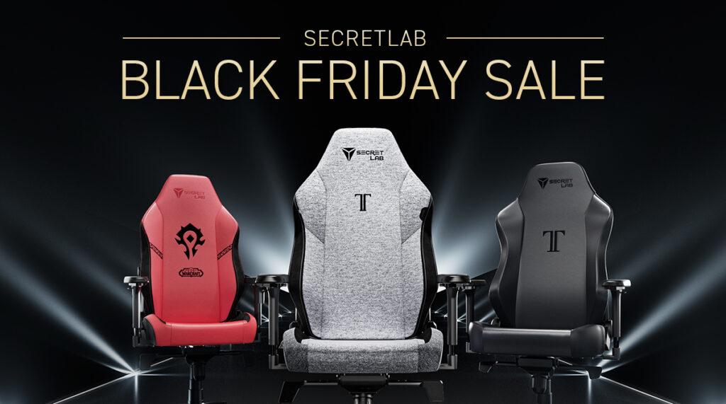 Secretlab lancia le sue promozioni per il Black Friday, con risparmi che superano i 200 euro 1