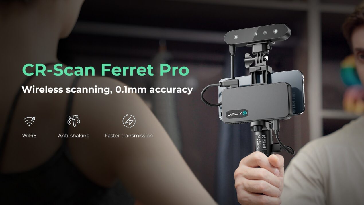 Creality CR-Scan Ferret Pro, lo scanner 3D è imperdibile con questa promozione