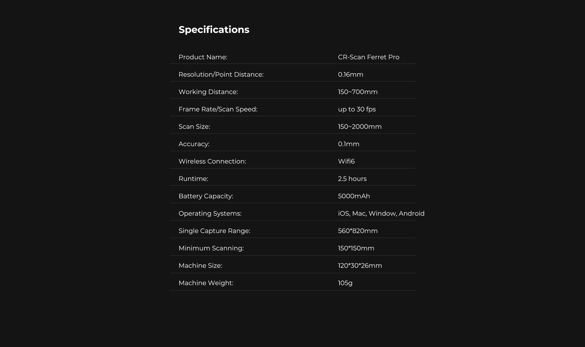 Creality CR-Scan Ferret Pro