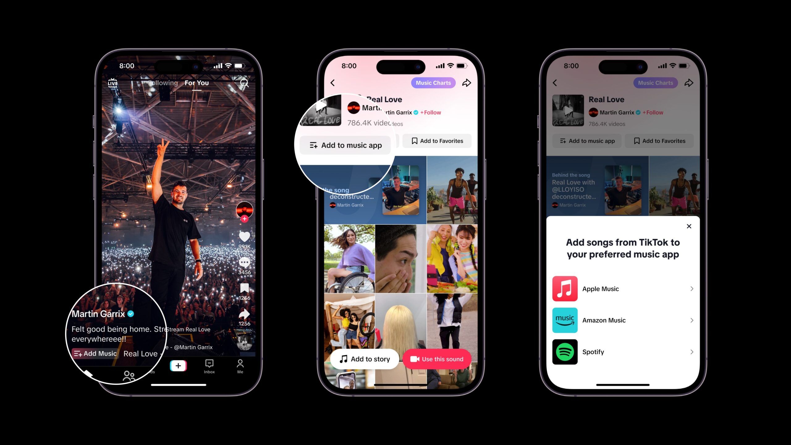 TikTok aggiungi musica all'app di streaming
