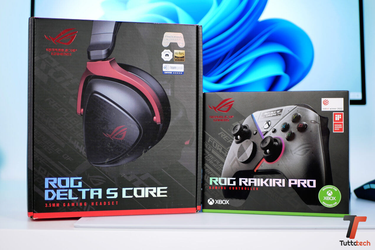 ROG Delta S e Raikiri Pro provati: l'ecosistema ASUS ROG cresce e si migliora