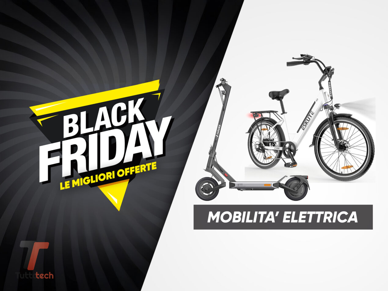 Monopattini elettrici e biciclette Black Friday: le migliori offerte