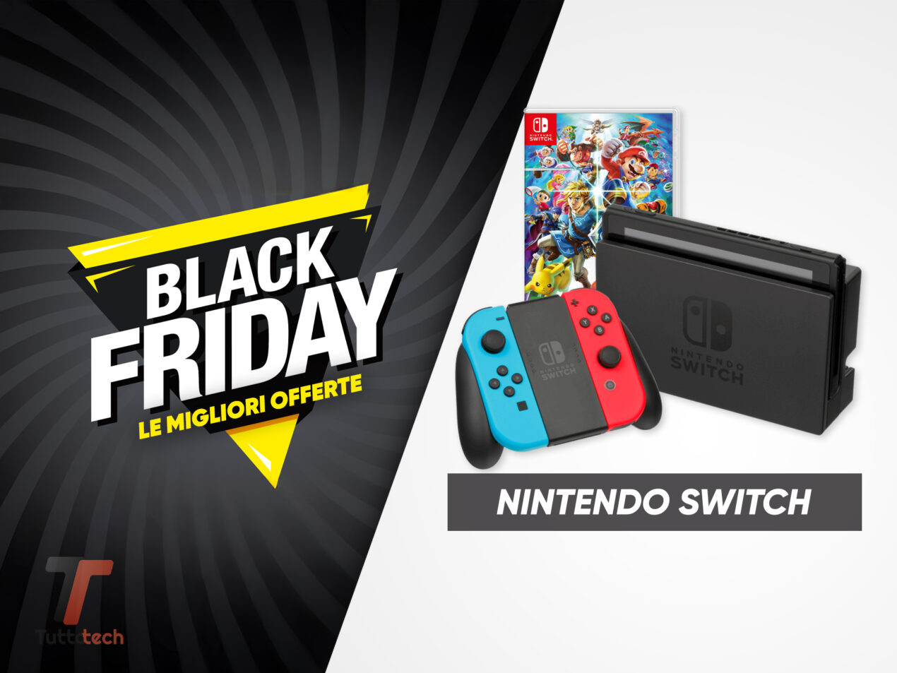 Nintendo Switch Black Friday: le migliori offerte in tempo reale