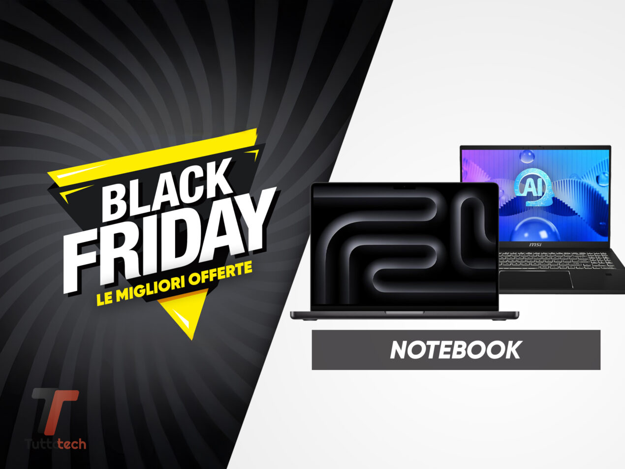 Notebook Black Friday: le migliori offerte in tempo reale